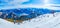 Winter in Alps, Feuerkogel Mount, Ebensee, Salzkammergut, Austria