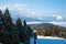 Winter Alps resort vista - France, Chamrousse, Val d`Isere