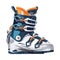 Winter athlete blue sports shoe on ice