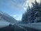 Winter in Austria, 2019 winter road to Ellmautall