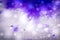 winter background purple ink drips and snowflakes