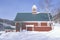 Winter barn in VT