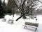 Winter benches