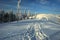 Winter Beskid Slaski mountains