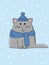 Winter cat