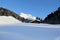 Winter Chalet House at the Mountains in Lech am Arlberg, Austrian Alps