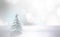 Winter Christmas scenic background template.