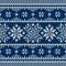 Winter Christmas sweater of fairisle design