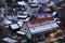 Winter Christmas village in the German mountains. Harz, Germany