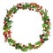 Winter and Christmas Wreath Garland