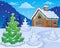 Winter cottage theme image 2