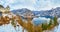 Winter Dachstein mountains, Hallstatt, Salzkammergut, Austria