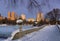 Winter Dawn in Central Park and Upper West Side, NYC