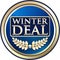 Winter Deal Special Offer Gold Label Icon