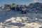 Winter dolomites in Italy. Winter in Madonna di Campiglio village and a ski resort in northeast Italy. Madonna di Madonna di