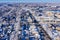 Winter Downtown Saskatoon Aerial View