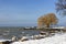 Winter at Edgewater Park in Cleveland, Ohio