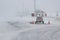 Winter Emergency Road Closure Sign Ontario Canada