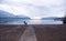 Winter Evening View of Lake Bourget