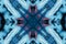 Winter fantasy abstract background. Kaleidoscopic geometric ornament. Decorative polygonal mosaic pattern