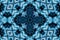 Winter fantasy abstract background. Kaleidoscopic geometric ornament. Decorative polygonal mosaic pattern