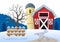 Winter farmland theme 2