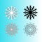 winter flower snow of flakes for background postcard icon stationary anniversary christmas