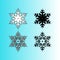 winter flower snow of flakes for background postcard icon stationary anniversary christmas.