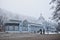 Winter fog over the Zheleznovodsk Art Gallery