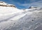 Winter French Alps, ski resort Flaine, Grand Massif near Mont Blanc, France