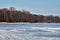 Winter - frozen lake, Rogoznik, Poland