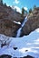 Winter Garden Creek Falls Wyoming