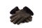 Winter gloves made of natural fur