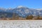 Winter Grassland Valley and Mountain