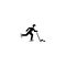 Winter hokey sport vector icon