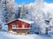 Winter holiday house