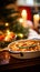 Winter holiday meal for dinner celebration menu, main course festive dish for Christmas, family event, New Year and