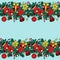 Winter Holiday Seamless Double Border