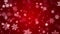 Winter Holiday Snow Loop Background. Christmas Red Abstract Backdrop Snowflakes