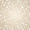 Winter holiday snow pattern for decoration, celebration. Decorative brown white background with snowflakes, sparkles, lights