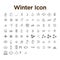 Winter Icon Set