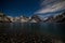 Winter Iskanderkul lake, Fann mountains, Tajikistan