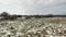 Winter in Israeli North. Golan Heights covered with snow