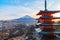 Winter of Kawaguchiko,Fuji Mountain,Japan.