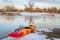 Winter kayaking in Colorado