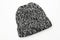 Winter Knit Wool Black Gray White Hat Beanie