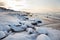 Winter landscape in beach