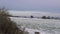 Winter landscape of farmland in rural England