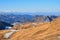 Winter landscape of the Gumbashi mountain pass