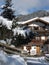 Winter landscape with house. Bavaria in Germany